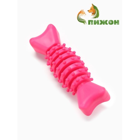 Chewing toy "Candy", TPR, 12 cm, pink