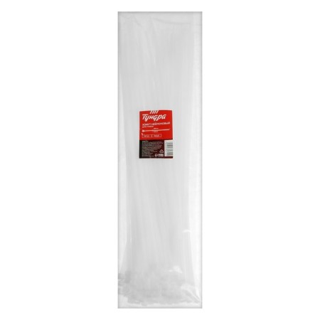 KREP nylon tundra clamp, for screed, 4.8x400 mm, white, in packaging 100 pcs.-4