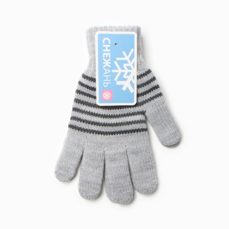 Gloves female, the color is light gray, size 18-3
