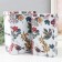 Rectangular metal box "Birds on the flower tree" Nr 2 pcs 7x11x18.5 8.5x14.5x20 cm 975901