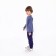 Longslit for a boy, dark blue color, height 86 cm