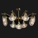 Contec chandelier, size 86x50x86 cm, 540W 9xe14 IP 20