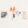New Year's set for creativity. Wood painting "New Year! Nightfall snowman "