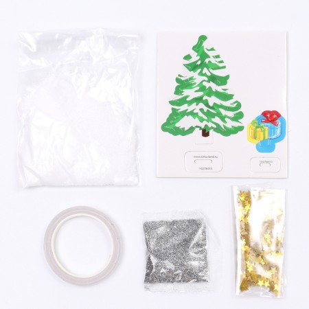 Set for creativity "New Year's nightlight. Snake ", green-3