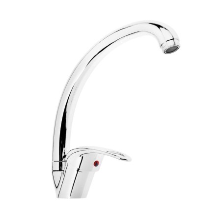 Kitchen mixer Zein Z3104, single -leaf, high spout, chrome-3