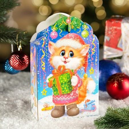 Gift box "Hare Kot" Neon, 16 x 7.5 x 26 cm-1
