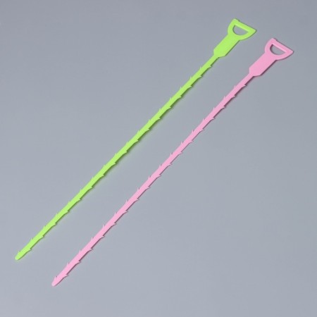 Hair capture in drains of pipe shares, 50 cm, color mix-6