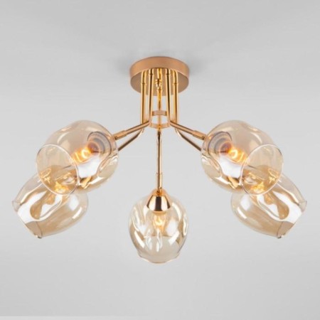 MARCI chandelier, 5x40W E27, color gold-3