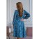 Women's dress, size 42, dark blue color 5547