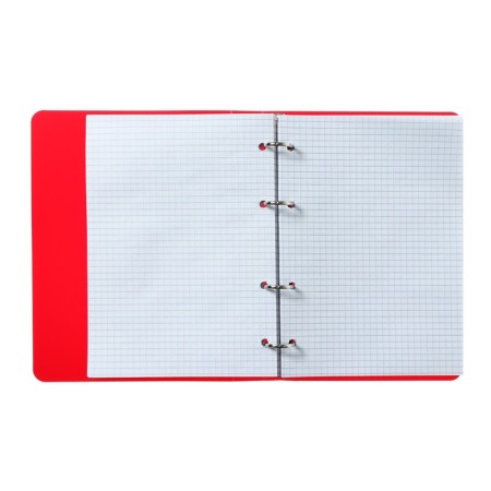 A notebook on rings A5 80 sheets in Calligrata Calges Red, plastic cover, OFSET MIX OFSET (2 colors)-11