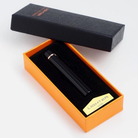 Electronic lighter, spiral, with a charge indicator, USB-3