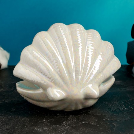 Steam stand "Shell" White, 13x10x11cm-2