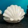 Steam stand "Shell" White, 13x10x11cm
