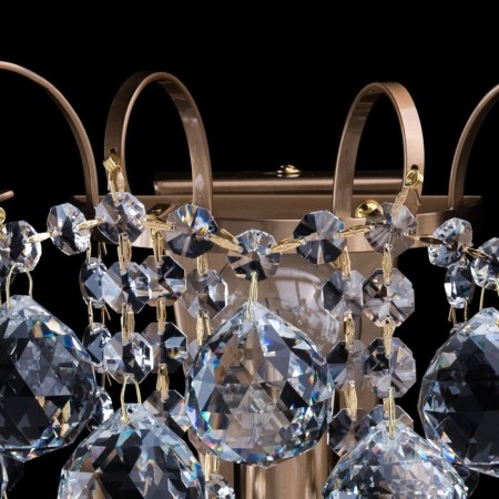 Bra "Pearls" 1x60W E14 Honey bronze 21x22x15cm-6