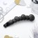 Hair banana "Classic" ovala, 10 cm, black