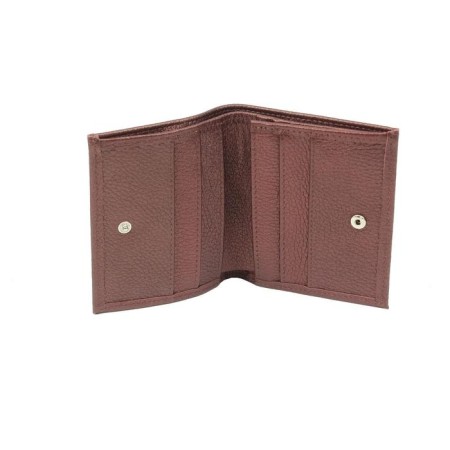 N/k wallet, button, pockets 4, depth/coins 1, departments 3, color Bordeaux metallic-1