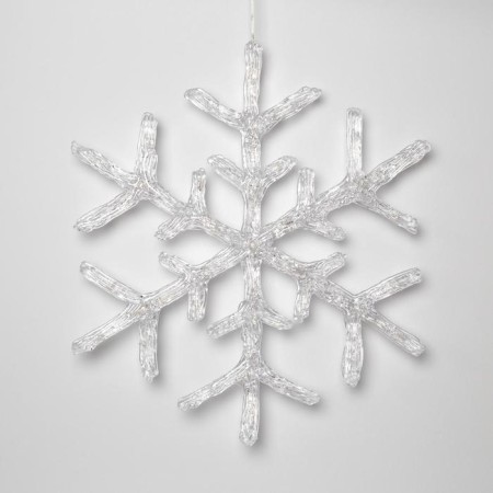 Snowflake LED figure 39 cm, acrylic, 50 LED, 220 V, glow of blue-1