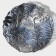 Glass of glass soup "Arabis", d = 21.5 cm, blue color