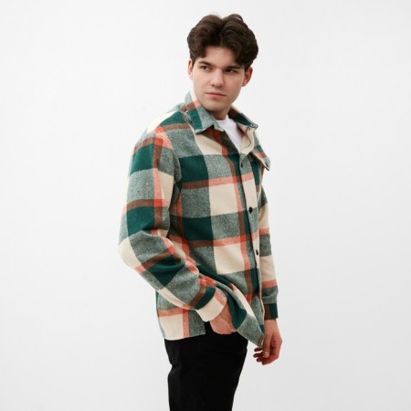 Male shirt in the MIST cage, size 54, green-3