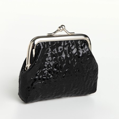 Women's wallet on the farmar, black color