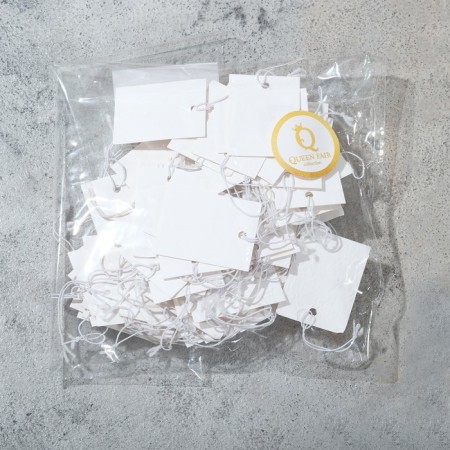 Price tag set 100 pcs., 3 × 4, white color-2