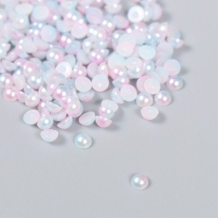 Decor "Pink-blue gradient" d = 4 mm 10 g 200 pcs 5x2.5 cm, mix-3