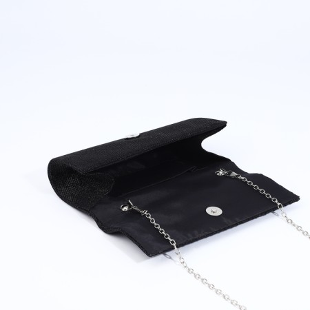 Magneta bag bag, long chain, black color-4