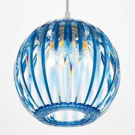 Lamp Bayerlux 3330/1, 1he27 15W, blue 21x24+60 cm
