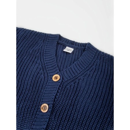 Cardigan Children's Knit, height 122 cm, blue color-9