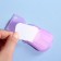 Leaf soap, in plates, 18 (± 2) pcs, in case, lilac color