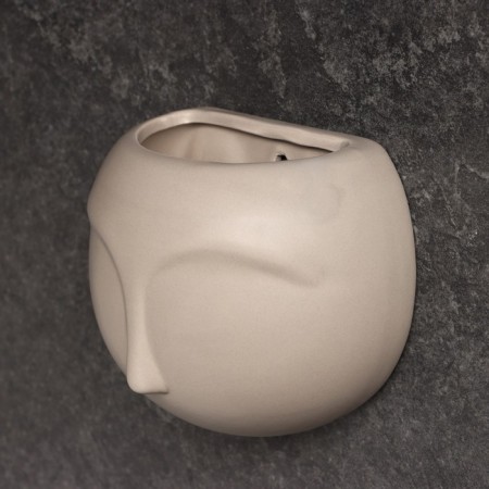 Cashpo suspended "silhouette" Beige, 11x6cm-1