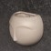 Cashpo suspended "silhouette" Beige, 11x6cm