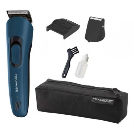 Rowenta TN8908F0 hair trimmer, for head/beard, battery, blue