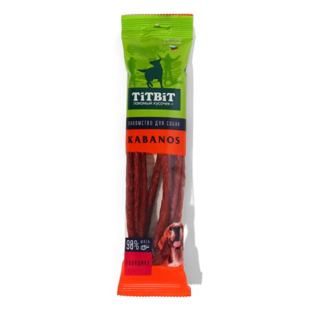 Titbit Kabanosu Kabanos for dogs with beef, 80 g