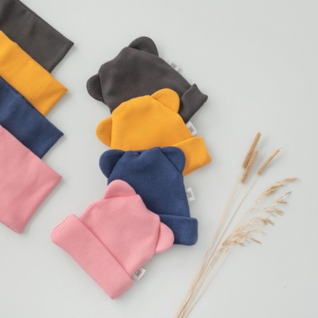 Kinderlitto Piccolino Kinderlitto kit, 2 items: hat, snood, age 3-6 months, color graphite-3