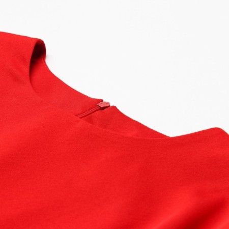 Women's dress Minaku: Silk pleasure color red, rr 46-9
