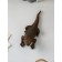Figure "Varan", polystone, 14 cm, color gold