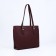 L-Craft tout bag with lightning, external pocket, burgundy color