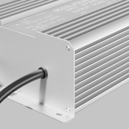 Technical PSL008-480W-48V-IP67 Power Supply Magnetic, 185x120x56 mm, 480W, silver color.-1