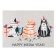 New Year's napkin on the Meow Year PVC table, 40x29 cm