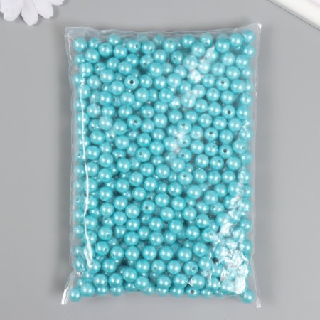 A set of beads "Pearls" d 10 mm, 250 grams, pale blue-2