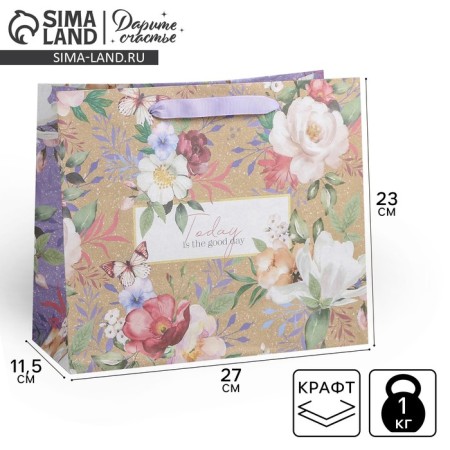 Package Gift Craft horizontal, packaging, "Today", ML 27 x 23 x 11.5 cm