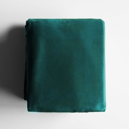 Set of curtains "velvet", size 2x145x270 cm, turquoise color-3