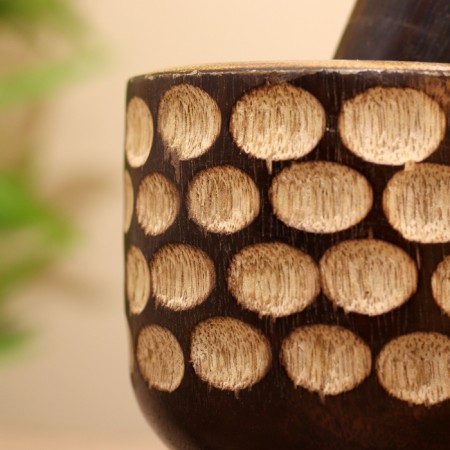 Stupa and pestle "inflorescence" tree 10x10x13.5 cm-4