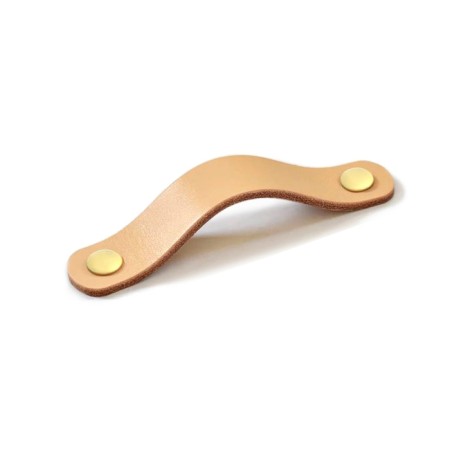 Cappio RSC010 handle handle, leather, m/o 96 mm, beige color-6