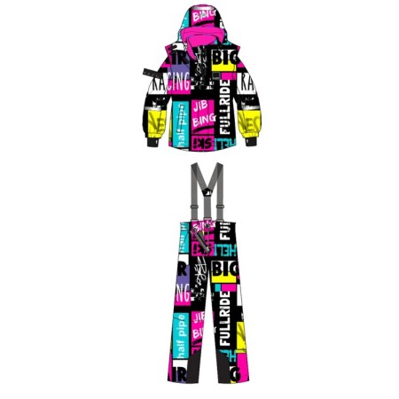 Winter set for the girl PlayTode: jacket and trousers, height 134 cm-15
