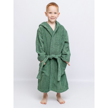 Baby robe, height 158 ​​cm, green color