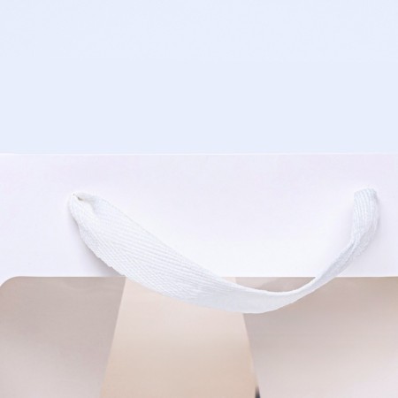 Gift package, craft, with a window, "white", 20 x 20 x 20 cm-2