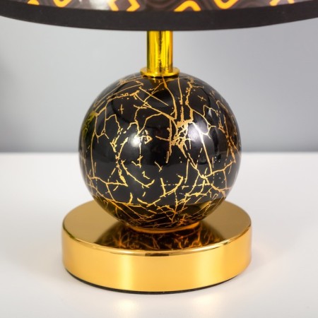 Hell lamp "Amalia" E14 40W Black Gold 20x20x30 cm Risalux-4