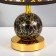 Hell lamp "Amalia" E14 40W Black Gold 20x20x30 cm Risalux
